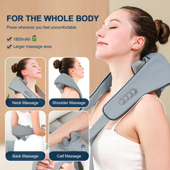 ReliefPro™ - Back and Neck Shoulder Massager with Heat