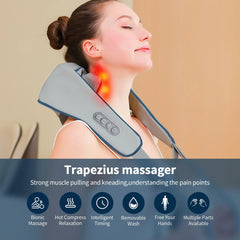 ReliefPro™ - Back and Neck Shoulder Massager with Heat