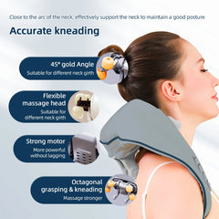 ReliefPro™ - Back and Neck Shoulder Massager with Heat