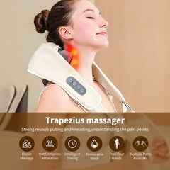 ReliefPro™ - Back and Neck Shoulder Massager with Heat