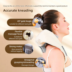 ReliefPro™ - Back and Neck Shoulder Massager with Heat