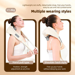 ReliefPro™ - Back and Neck Shoulder Massager with Heat