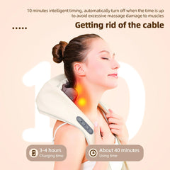 ReliefPro™ - Back and Neck Shoulder Massager with Heat