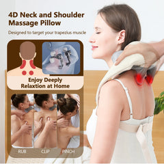 ReliefPro™ - Back and Neck Shoulder Massager with Heat