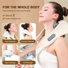 ReliefPro™ - Back and Neck Shoulder Massager with Heat